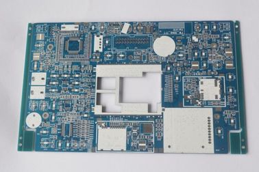 Multilayer PCB board manufacturer Blue soldmask white silkscreen