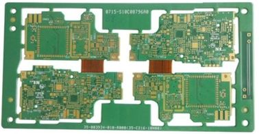 10 Layers Rigid Flex PCB Immersion Gold 1.32mm Thickness