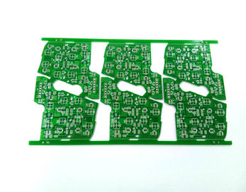 Green 2 Layers Automotive PCB Foot Rest Board 1OZ 1.6 Mm HASLPCB
