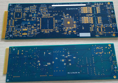 6 Layers FR4 Prototyping PCB ENIG Surface Hard Plating Gold Finger 10u"