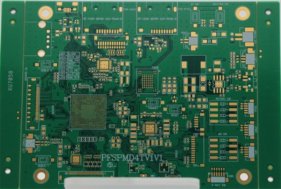 Good price 4 Layers 2 OZ FR4 printed Electronics Circuit Board ENIG Surface Black Soldmask Prototype pcb factory online