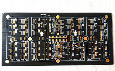 Good price 1oz Copper ENIG Surface Black Soldermask Electronic Printed Circuit Board  PCB online