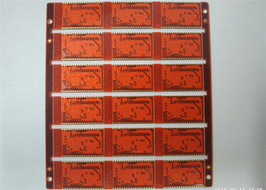 Good price 4L Rigid Printed Circuit PCB&Industrial Control Board Red Soldermask White Silkscreen online