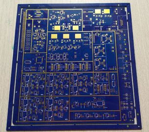 Good price 8 Layers FR4 Blue Soldmask 1.6mm 1OZ Copper Thickness Multilayer PCB Board online