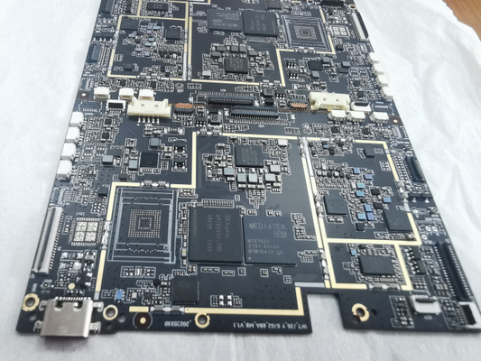 Good price Green 4 Layer 2OZ Rigid Printed Circuit Boards , Fr4 Multilayer PCB Board online