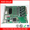 Industrial Control 4 Layer FR4 TG150 1oz ENIG 1-2U"Printed Circuit  Board