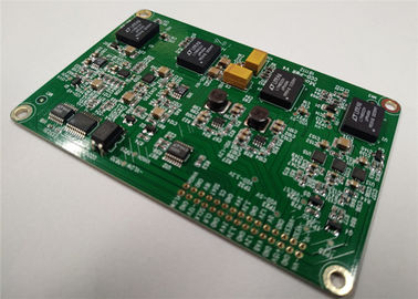 4 Layers 1OZ Lead Free White Silkscreen ISO Approval Printed Circuit Board Assembly
