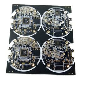 Good price Rigid Printed Circuit Board &4 Layers&Multilayer PBC&ENIG Surface Treatment&Black Solder Mask online