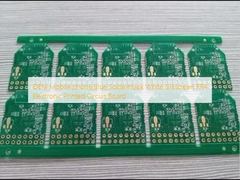 OEM Mobile phone Blue Soldermask White Silkscreen FR4 Electronic Printed Circuit Board